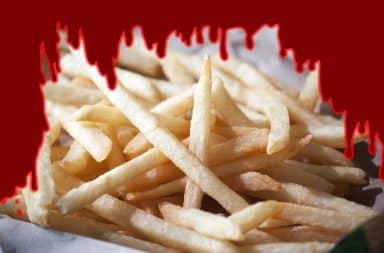 uh oh blood all over the fries