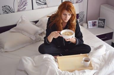 breakfast? the meal!? in bed!!? now i've seen everything