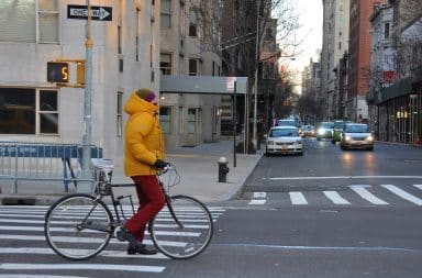 love to bike in the big city!