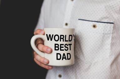 it's the worlds best dad and you know it from the mug