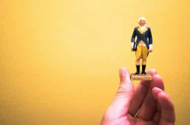 George Washington Figurine Miniature