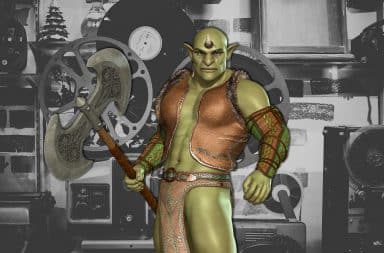 orc in a movie!