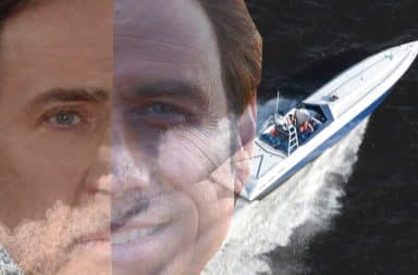 speed boat racing like in the movie face/off