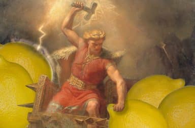 thor fends off the lemons