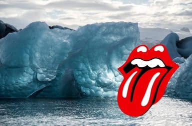 Rolling Stones iceberg