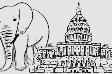 the GOP elephant in DC