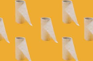 Toilet paper rolls wallpaper