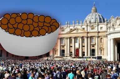 cocoa puffs in the vatican