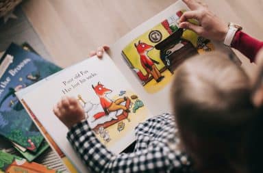 Children's picture book reading