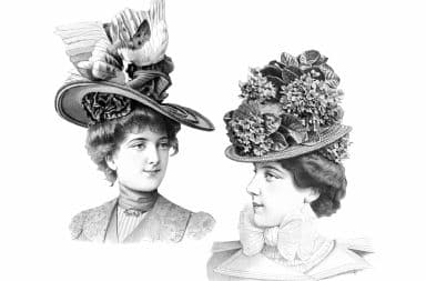 old timey hats