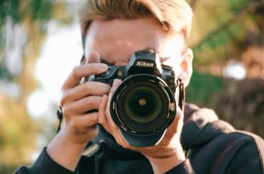 photographer taking a photo