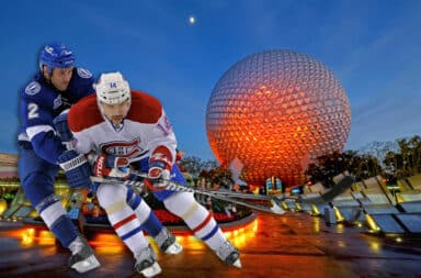 hockey at disneyland