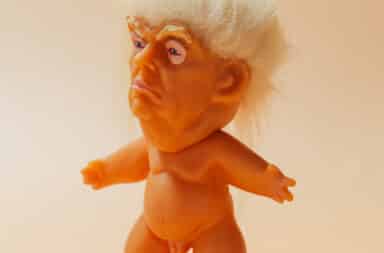 Donald J. Trump troll doll