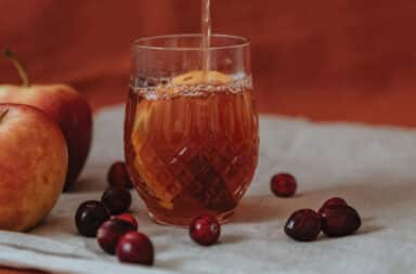 Fall cocktail drink