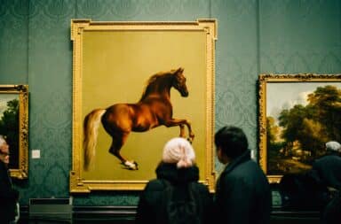 Museum art horse