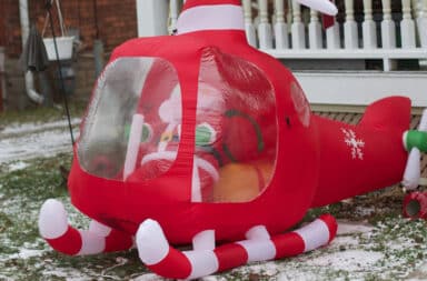 inflatable santa