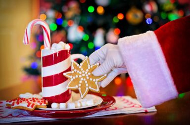 santa cookies