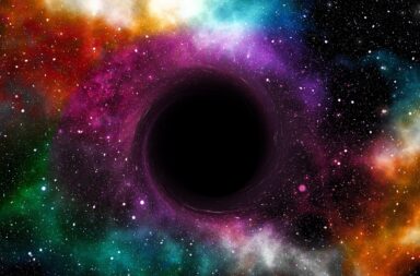 the void a black hole in space