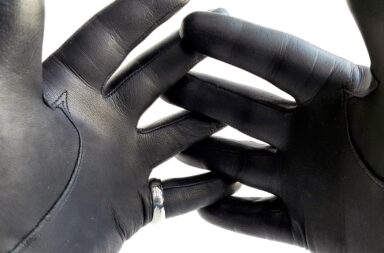 leather gloves