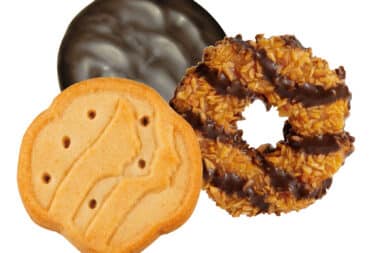 it's the girl scout cookies