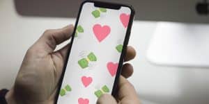 money on the phone