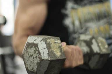 curls and weights