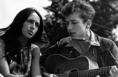 bob dylan joan baez guitar and harmonica too
