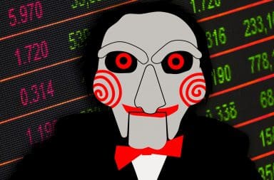 jigsaw horror movie guy stocks