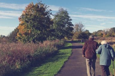 elderly walk