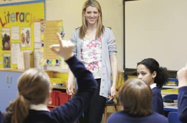 students in a classroom