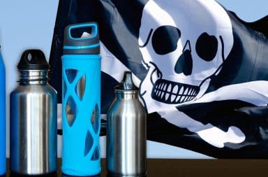 water bottles pirates