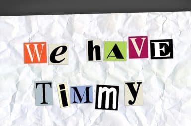 ransom note -- timmy, no!