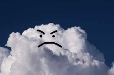 angry cloud!
