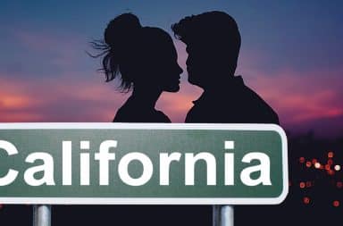 couple in california