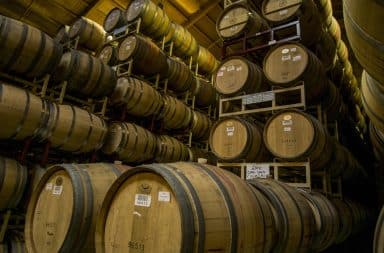 wine barrels