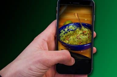 guac on the phone