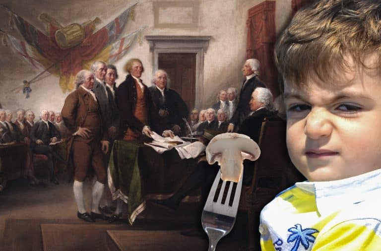kids hate veggies and the founding fathers