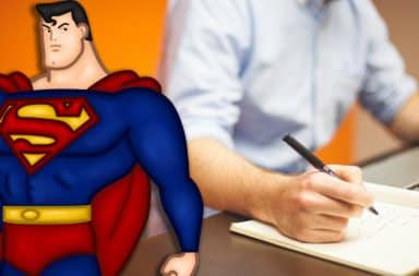 superman writing