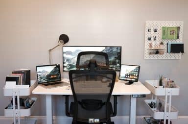 Chair laptop screens