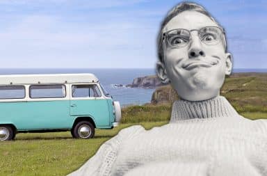 weird guy with a van