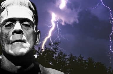 frankenstein lightening