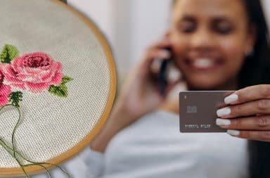 credit card cross stitch