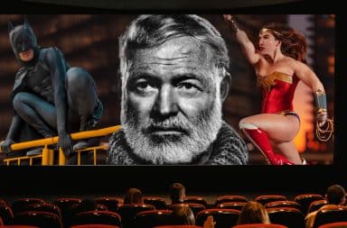 hemingway in a superhero movie