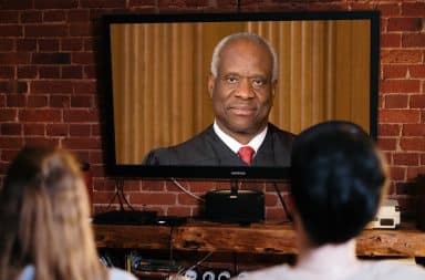 clarence thomas on TV