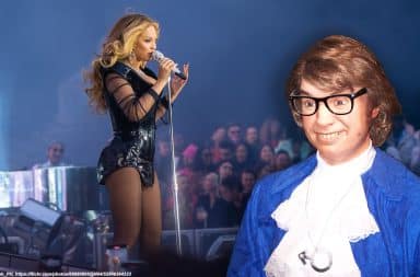 austin powers at a beyonce concert