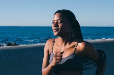 woman going for a run, jogging, getting some exercise