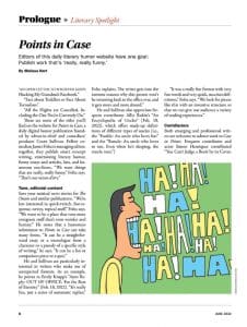 The Writer Magazine (June 2022) - Points in Case Literary Spotlight - Page 1