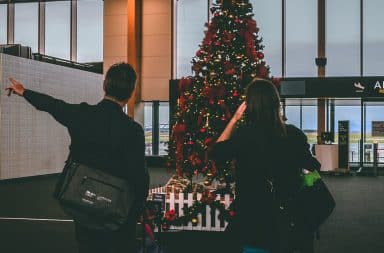 airport christmas