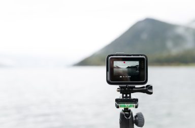 Video camera by water