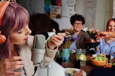 foley artist at the dinner party